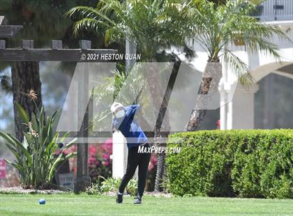 Thumbnail 3 in CIF-SS Girls D1 Team Golf Finals 1/2 photogallery.