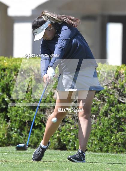 Thumbnail 3 in CIF-SS Girls D1 Team Golf Finals 1/2 photogallery.