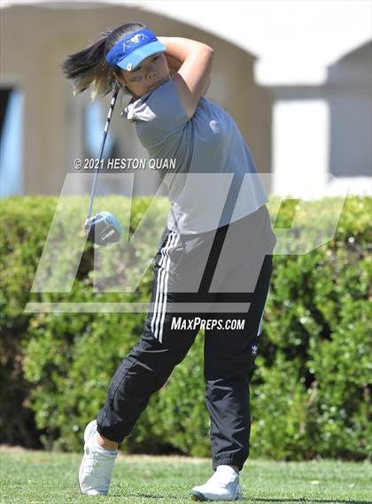 Thumbnail 3 in CIF-SS Girls D1 Team Golf Finals 1/2 photogallery.