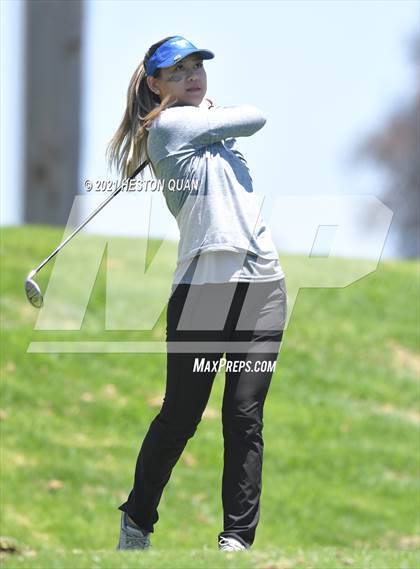 Thumbnail 3 in CIF-SS Girls D1 Team Golf Finals 1/2 photogallery.