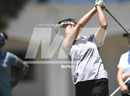 Thumbnail 3 in CIF-SS Girls D1 Team Golf Finals 1/2 photogallery.