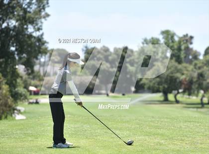 Thumbnail 2 in CIF-SS Girls D1 Team Golf Finals 1/2 photogallery.