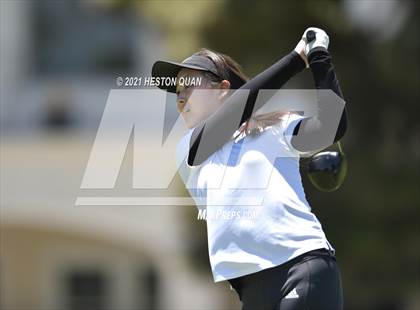 Thumbnail 3 in CIF-SS Girls D1 Team Golf Finals 1/2 photogallery.