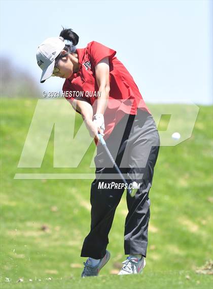 Thumbnail 3 in CIF-SS Girls D1 Team Golf Finals 1/2 photogallery.