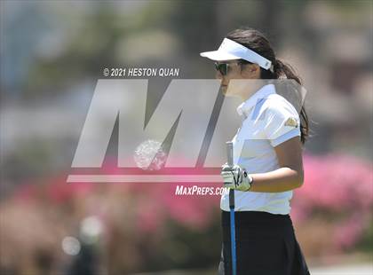 Thumbnail 3 in CIF-SS Girls D1 Team Golf Finals 1/2 photogallery.