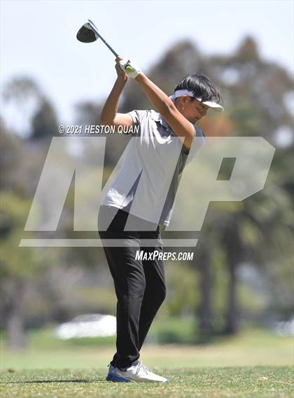 Thumbnail 3 in CIF-SS Girls D1 Team Golf Finals 1/2 photogallery.