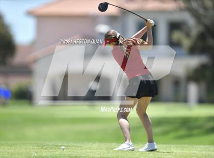 Thumbnail 2 in CIF-SS Girls D1 Team Golf Finals 1/2 photogallery.