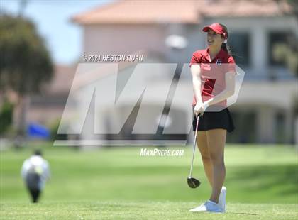 Thumbnail 3 in CIF-SS Girls D1 Team Golf Finals 1/2 photogallery.