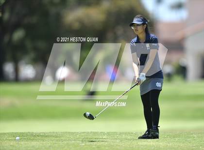 Thumbnail 1 in CIF-SS Girls D1 Team Golf Finals 1/2 photogallery.