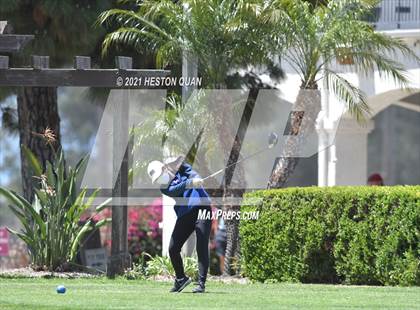 Thumbnail 1 in CIF-SS Girls D1 Team Golf Finals 1/2 photogallery.