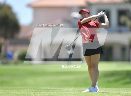 Thumbnail 3 in CIF-SS Girls D1 Team Golf Finals 1/2 photogallery.