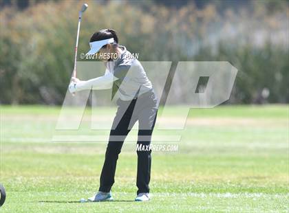 Thumbnail 3 in CIF-SS Girls D1 Team Golf Finals 1/2 photogallery.