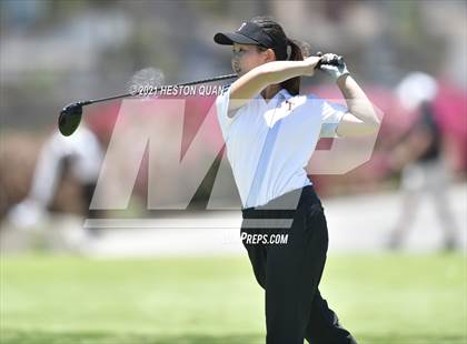 Thumbnail 2 in CIF-SS Girls D1 Team Golf Finals 1/2 photogallery.