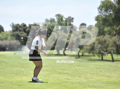 Thumbnail 3 in CIF-SS Girls D1 Team Golf Finals 1/2 photogallery.
