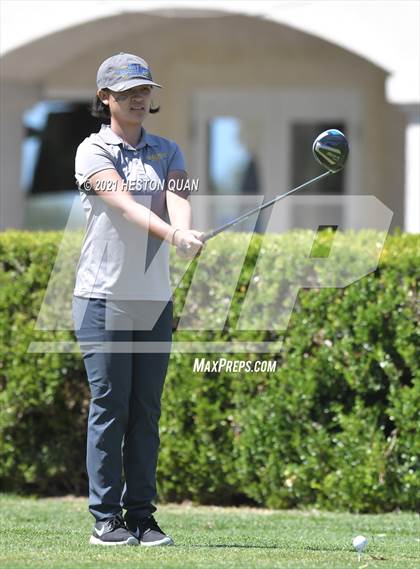 Thumbnail 2 in CIF-SS Girls D1 Team Golf Finals 1/2 photogallery.