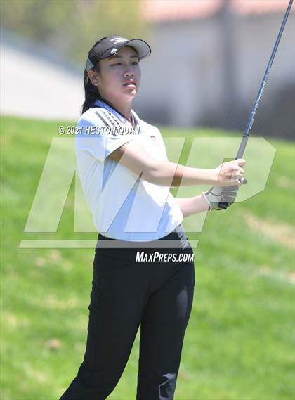 Thumbnail 3 in CIF-SS Girls D1 Team Golf Finals 1/2 photogallery.