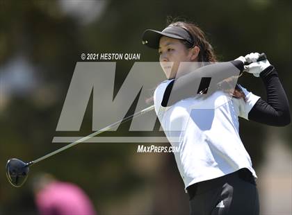 Thumbnail 2 in CIF-SS Girls D1 Team Golf Finals 1/2 photogallery.
