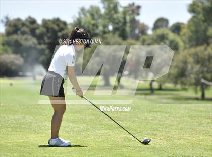 Thumbnail 3 in CIF-SS Girls D1 Team Golf Finals 1/2 photogallery.