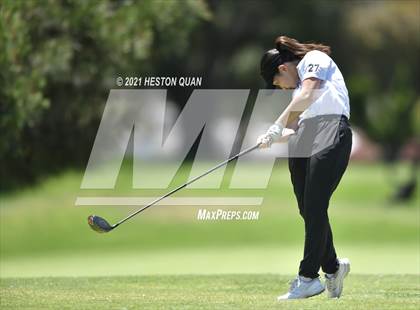 Thumbnail 3 in CIF-SS Girls D1 Team Golf Finals 1/2 photogallery.