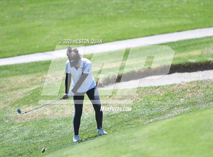 Thumbnail 2 in CIF-SS Girls D1 Team Golf Finals 1/2 photogallery.