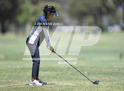 Thumbnail 1 in CIF-SS Girls D1 Team Golf Finals 1/2 photogallery.