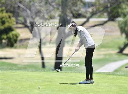 Thumbnail 3 in CIF-SS Girls D1 Team Golf Finals 1/2 photogallery.