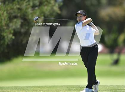 Thumbnail 2 in CIF-SS Girls D1 Team Golf Finals 1/2 photogallery.