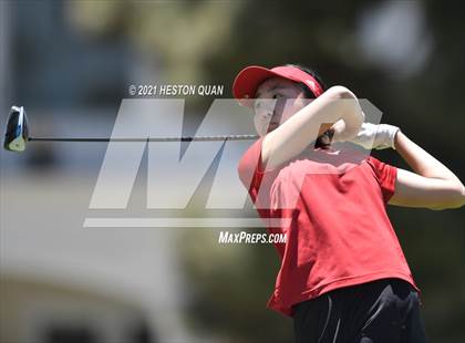 Thumbnail 3 in CIF-SS Girls D1 Team Golf Finals 1/2 photogallery.