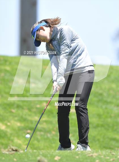 Thumbnail 2 in CIF-SS Girls D1 Team Golf Finals 1/2 photogallery.