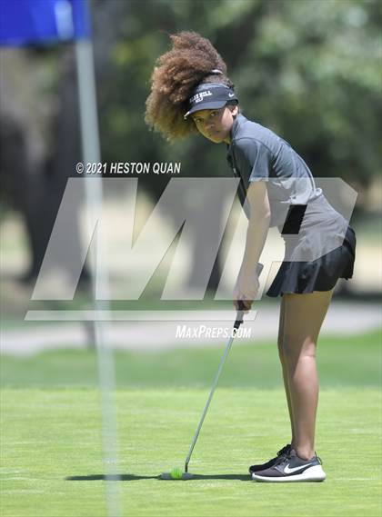 Thumbnail 2 in CIF-SS Girls D1 Team Golf Finals 1/2 photogallery.