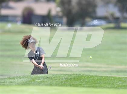 Thumbnail 3 in CIF-SS Girls D1 Team Golf Finals 1/2 photogallery.