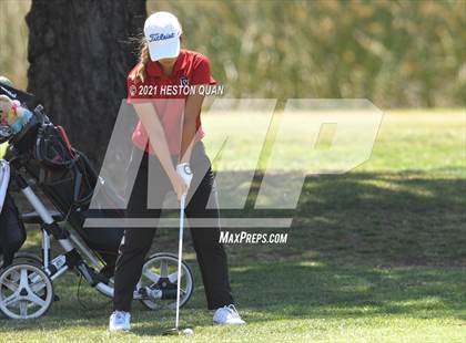 Thumbnail 3 in CIF-SS Girls D1 Team Golf Finals 1/2 photogallery.