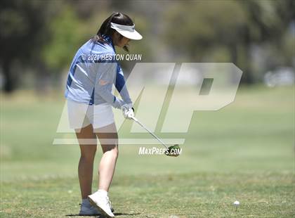 Thumbnail 3 in CIF-SS Girls D1 Team Golf Finals 1/2 photogallery.