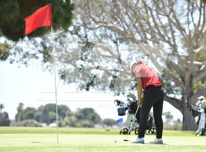 Thumbnail 3 in CIF-SS Girls D1 Team Golf Finals 1/2 photogallery.