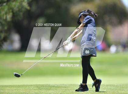 Thumbnail 2 in CIF-SS Girls D1 Team Golf Finals 1/2 photogallery.
