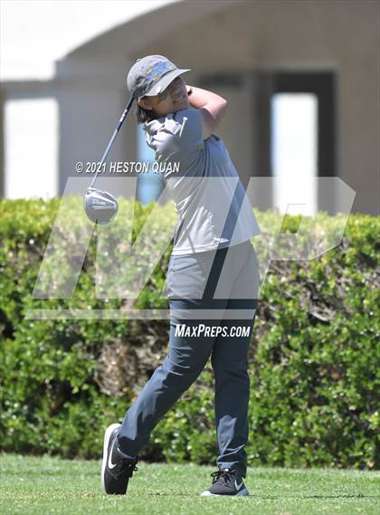 Thumbnail 3 in CIF-SS Girls D1 Team Golf Finals 1/2 photogallery.