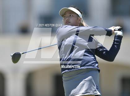 Thumbnail 2 in CIF-SS Girls D1 Team Golf Finals 1/2 photogallery.