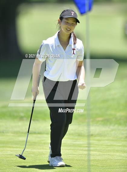 Thumbnail 2 in CIF-SS Girls D1 Team Golf Finals 1/2 photogallery.