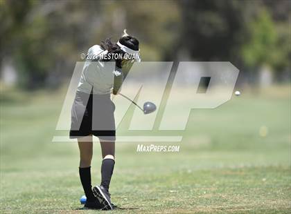 Thumbnail 3 in CIF-SS Girls D1 Team Golf Finals 1/2 photogallery.