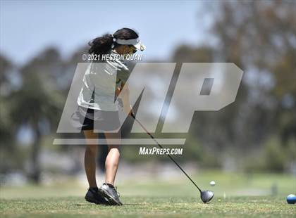 Thumbnail 2 in CIF-SS Girls D1 Team Golf Finals 1/2 photogallery.