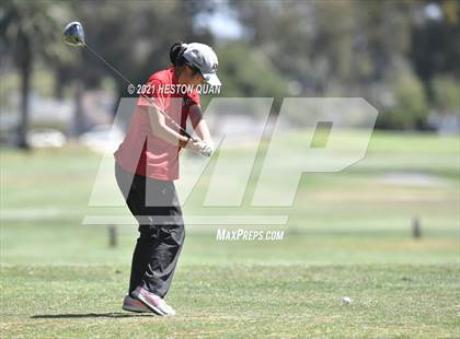 Thumbnail 3 in CIF-SS Girls D1 Team Golf Finals 1/2 photogallery.