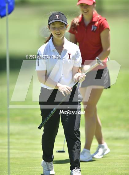 Thumbnail 1 in CIF-SS Girls D1 Team Golf Finals 1/2 photogallery.