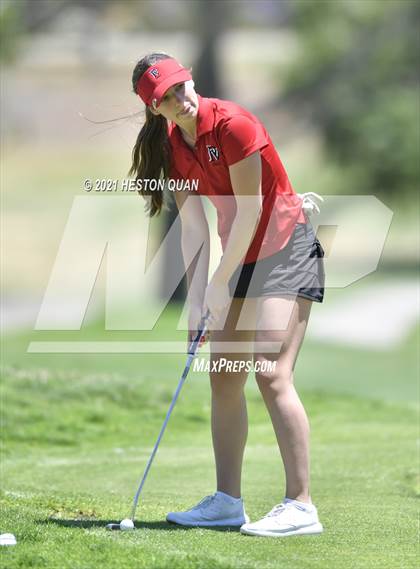 Thumbnail 3 in CIF-SS Girls D1 Team Golf Finals 1/2 photogallery.