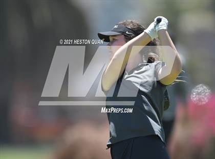 Thumbnail 2 in CIF-SS Girls D1 Team Golf Finals 1/2 photogallery.