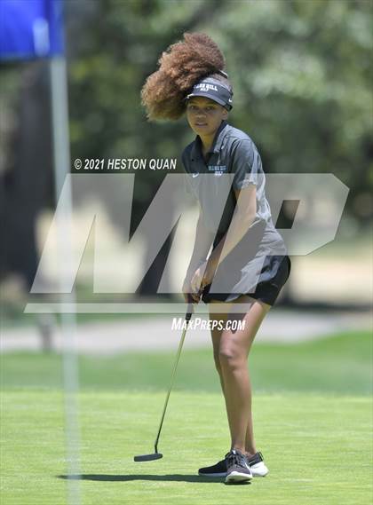 Thumbnail 3 in CIF-SS Girls D1 Team Golf Finals 1/2 photogallery.