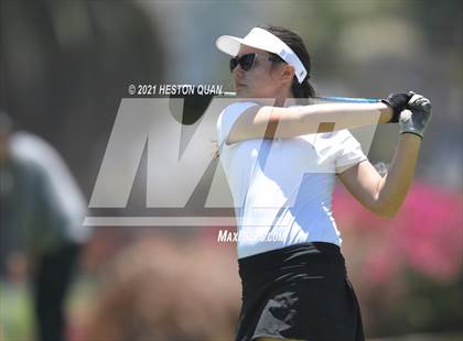 Thumbnail 3 in CIF-SS Girls D1 Team Golf Finals 1/2 photogallery.