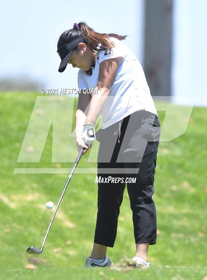 Thumbnail 2 in CIF-SS Girls D1 Team Golf Finals 1/2 photogallery.
