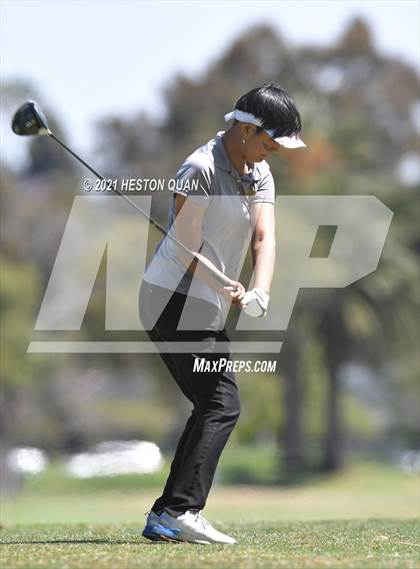 Thumbnail 2 in CIF-SS Girls D1 Team Golf Finals 1/2 photogallery.