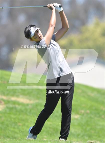 Thumbnail 3 in CIF-SS Girls D1 Team Golf Finals 1/2 photogallery.
