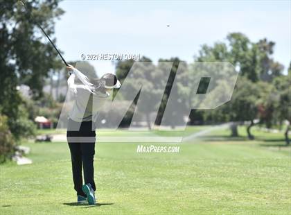 Thumbnail 3 in CIF-SS Girls D1 Team Golf Finals 1/2 photogallery.